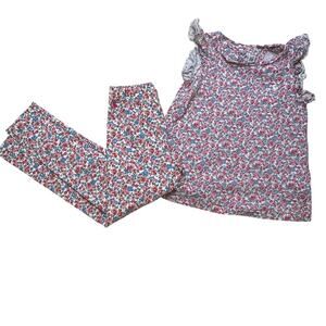 Ralph Lauren Polo Floral Outfit sz 6 Two Piece Floral Polo Set